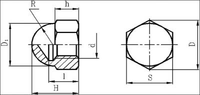 Гайка М12х1,25 S19 1/40562-21 глухая (АО БелЗАН)